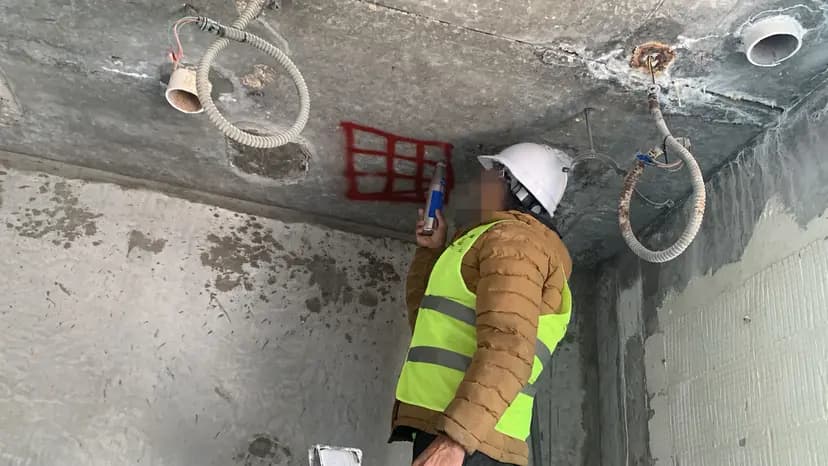 فحص عناصر الخرسانة من أرشيف هامات
